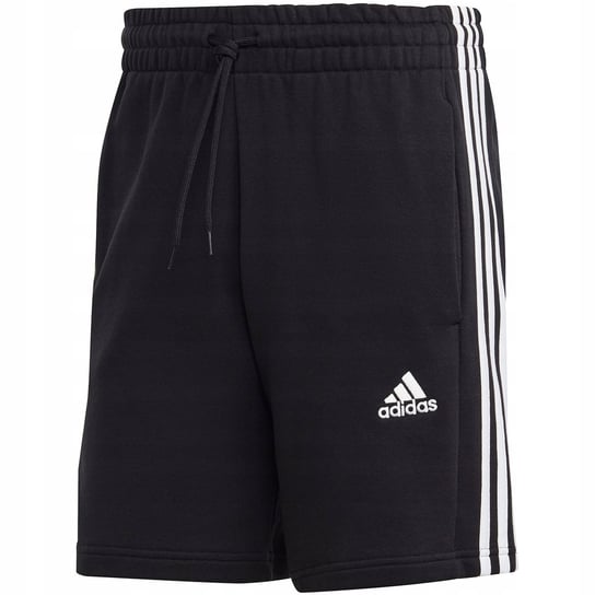 Spodenki męskie adidas Essentials French Terry 3-Stripes czarne IC9435 L Adidas