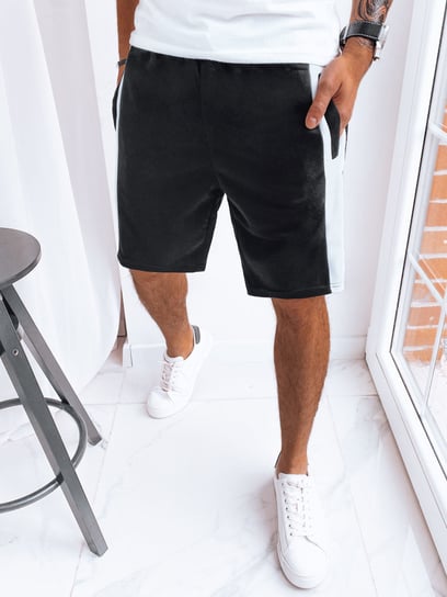 Spodenki męskie dresowe czarne Dstreet SX2271-XL Dstreet