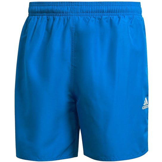 Spodenki męskie kąpielowe adidas Short Length Solid Swim niebieskie GQ1082 Adidas