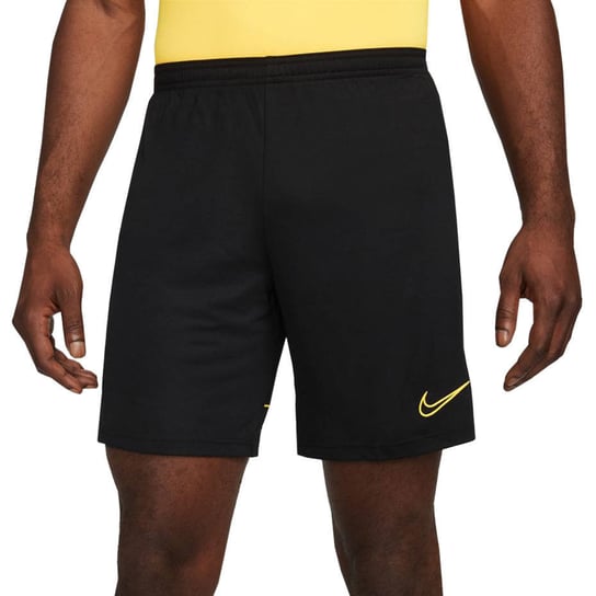 Spodenki męskie Nike Academy 21 Short K czarno-żółte CW6107 018-M Inna marka