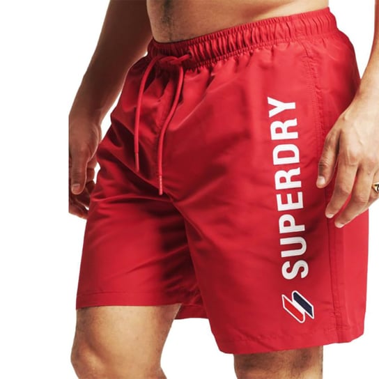 Spodenki męskie SUPERDYR CODE APLLQUE 19INCH kąpielowe sportowe-S Superdry