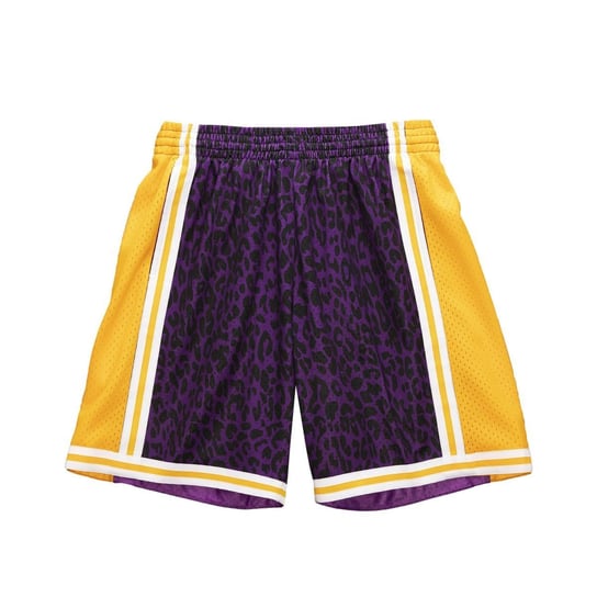 Spodenki Mitchell & Ness Men's NBA LA Lakers Wild Life Swingman Shorts-L Mitchell & Ness