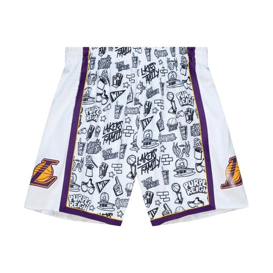 Spodenki Mitchell & Ness NBA Los Angeles Lakers Doodle-L Mitchell & Ness