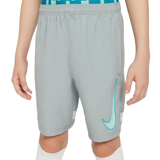 Spodenki Nike NK Df Academy Shrt Wp Gx Jr CV1469 (kolor Szary/Srebrny, rozmiar M) Nike