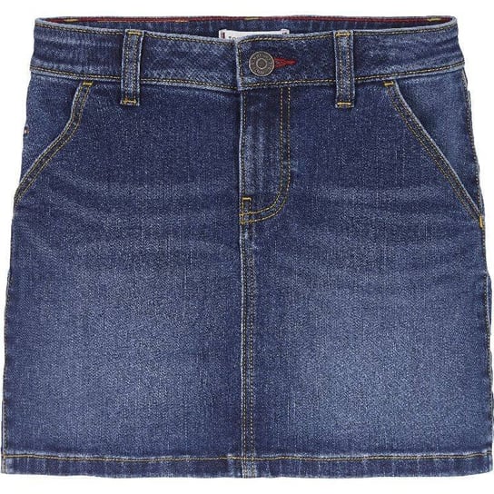 Spódnica dziewczęca Tommy Hilfiger Denim mini jeansowa-128 Inna marka