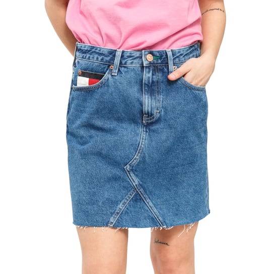 Spódnica Tommy Jeans Denim mini jeansowa-W26 Inna marka