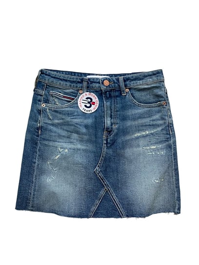 Spódnica Tommy Jeans Denim mini jeansowa-W27 Inna marka
