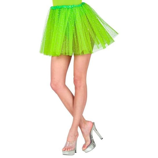 Spódniczka Tutu Neonowa Zielona 40 Cm Widmann