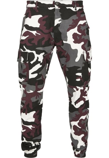 spodnie bojówki CAMO CARGO JOGGING PANTS 2.0 winecamo-30 Urban Classics