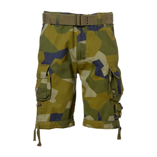 spodnie bojówki krótkie SAVAGE VINTAGE SHORTS - SWEDISHCAMO-M Brandit