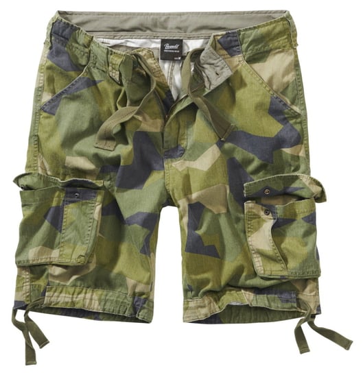 spodnie bojówki krótkie URBAN LEGEND SHORTS - SWEDISHCAMO-M Brandit