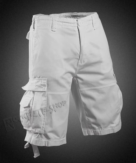 spodnie bojówki krótkie VINTAGE SHORTS - WHITE-S Brandit