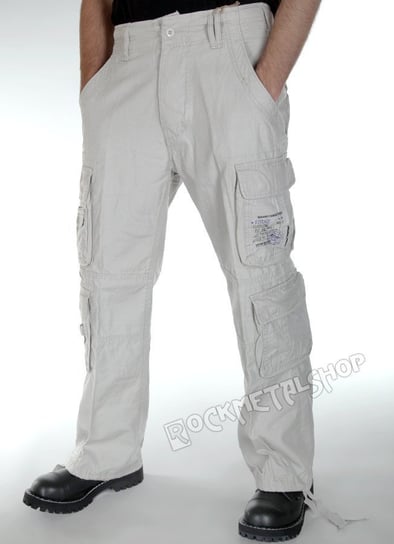 spodnie bojówki PURE VINTAGE old white-M Brandit