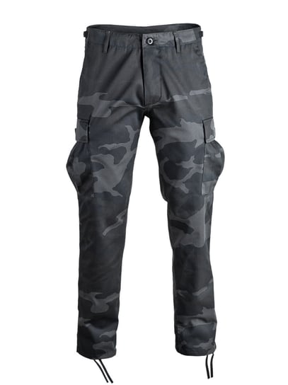 spodnie bojówki US RANGER HOSE TYP BDU " STRAIGHT CUT " blackcamo-3XL Mil-Tec