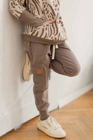 Spodnie Cargo Pants - Smoky brown Nitki Kids -  116/122 - S_BROWN Nitki Kids