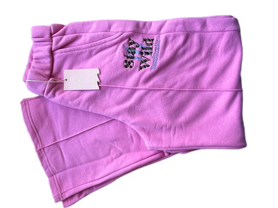 Spodnie damskie Femi Stories Flare dresowe dzwony różowe-S FemiStories