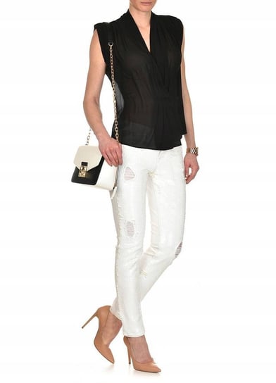 Spodnie damskie Guess by Marciano jeansy białe-W27 GUESS