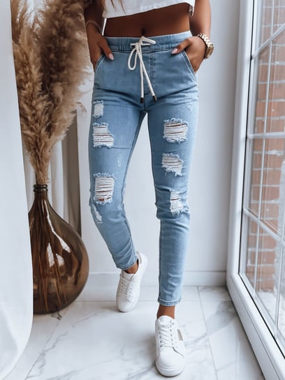 Spodnie damskie jeansowe SHERIA niebieskie Dstreet UY1427-36 Inna marka