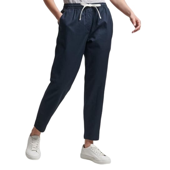 Spodnie damskie Superdry Studios Linen Jogger lniane-L Superdry