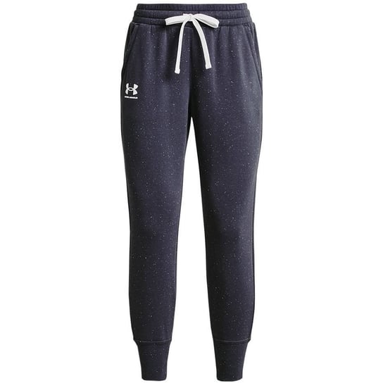 Spodnie damskie Under Armour Rival Fleece Jogger szare 1356416 558-S Under Armour