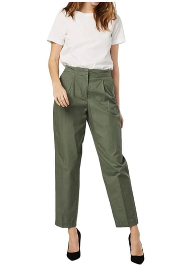 Spodnie damskie Vero Moga Charlie Chino w kant khaki-S VERO MODA