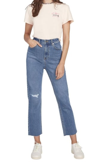 Spodnie damskie Volcom Stoned Straight jeansy z wysokim stanem-W25 VOLCOM