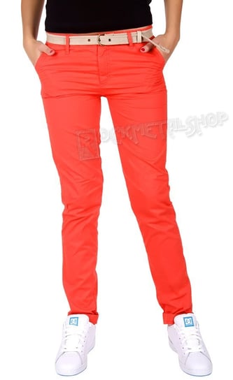 spodnie damskie XYLONTUM CHINO TROUSERS WN RED-34 Surplus