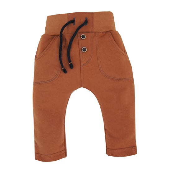 Spodnie dla chłopca MROFI (Pl) brązowe rozmiar 62 Mrofi