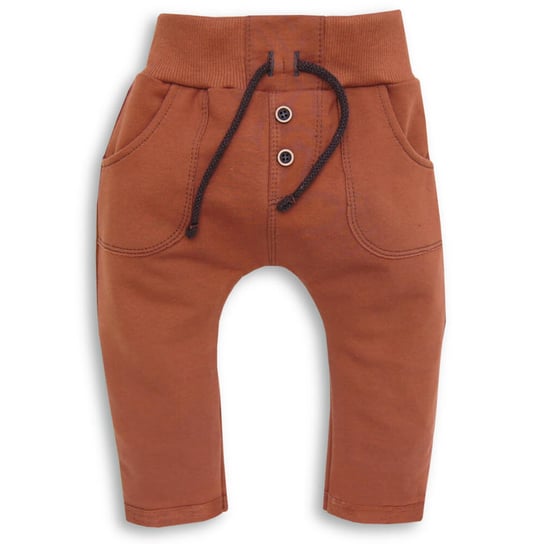 Spodnie dla chłopca MROFI (Pl) brązowe rozmiar 68 Mrofi