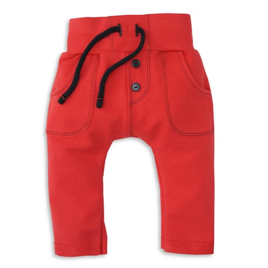 Spodnie dla chłopca MROFI (Pl) czerwone rozmiar 74 Mrofi