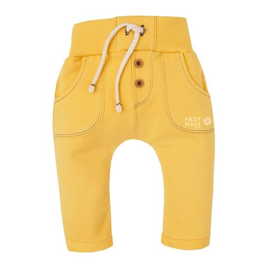 Spodnie dla chłopca MROFI (Pl) żółte rozmiar 68 Mrofi