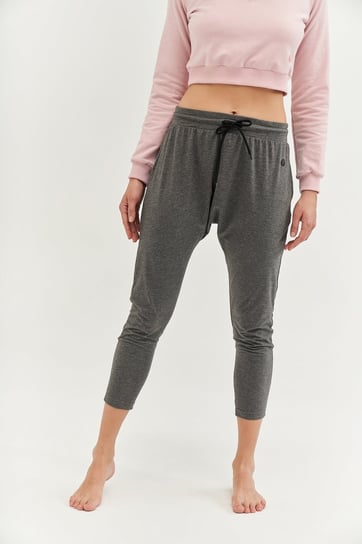 Spodnie do jogi COSMIC Cropped Track Pants - silver moon l/xl Moonholi