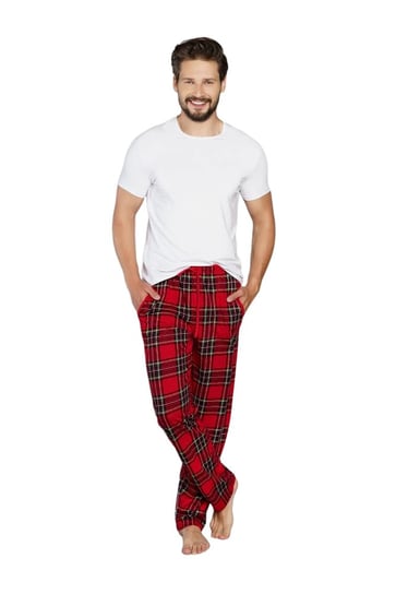 Spodnie do spania męskie bawełniane długie NARWIK Italian Fashion - XXL Italian Fashion