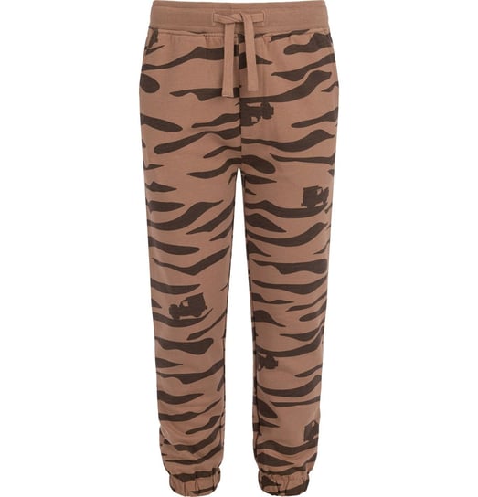Spodnie dresowe chłopięce bawełniana dresowe 110 brązowe Safari Endo Endo