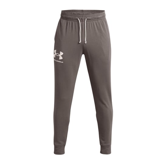 Spodnie dresowe męskie Under Armour Ua Rival Terry Jogger 176 szare 1361642-176 XL Under Armour