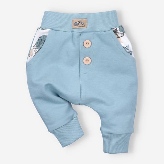 Spodnie dresowe SHELLS z bawełny organicznej dla chłopca-68 NINI