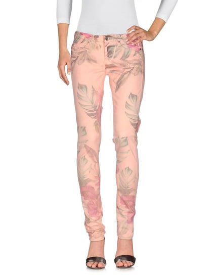 Spodnie Guess Pink w kwiaty -W25 GUESS
