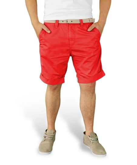 spodnie krótkie XYLONTUM CHINO SHORTS RED-S Surplus