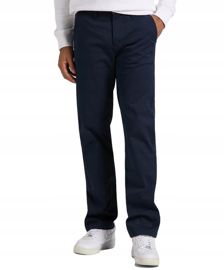 Spodnie Lee Regular Chino 112145530 L71FTY64 Deep Navy W 33 / L 32 LEE