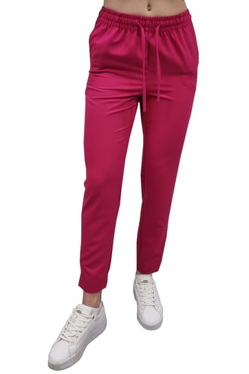 Spodnie medyczne amarant basic premium roz. S M&C
