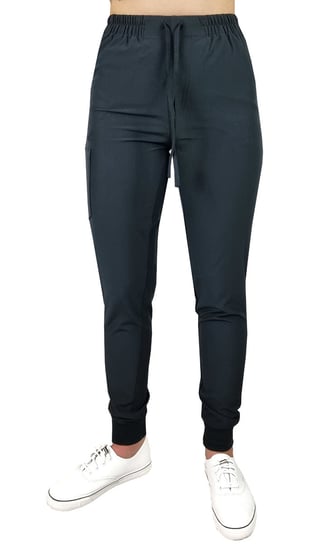 Spodnie medyczne elastyczne czarne Comfort Fit roz 3XL M&C