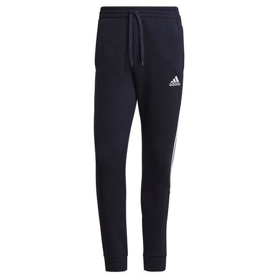 Spodnie męskie adidas Essentials Tapered Cuff 3 Stripes granatowe GK8977-S Inna marka