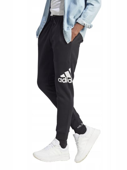 SPODNIE męskie dresowe ADIDAS IB4025 dresy joggery czarne S Adidas