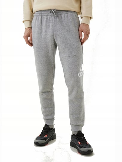 SPODNIE męskie dresowe sportowe dres ADIDAS IJ6482 dresy joggery szare XL Adidas