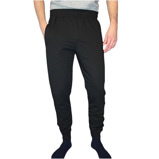 Spodnie męskie dresowe ze ściagaczem czarne L ENEMI