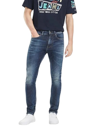 Spodnie męskie Tommy Jeans Skinny Simon Rlyd jeansowe -W33 Tommy Hilfiger