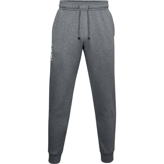 Spodnie męskie Under Armour Rival Fleece 3Logo Jogger ciemnoszare 1357131 012-S Under Armour