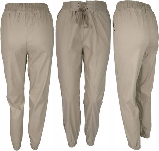Spodnie Modne Damskie Joggery Pants Komfortowe Wygodne Casual Bawełniane Dajmo