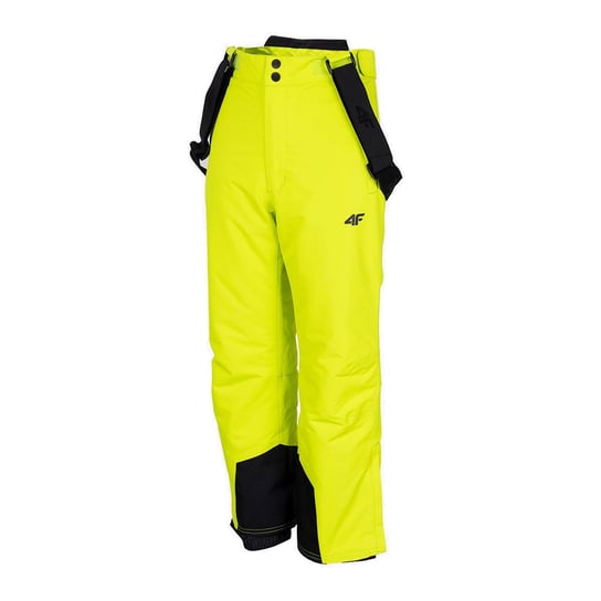 Spodnie narciarskie dziecięce 4F żółte HJZ22-JSPMN001 134 4F