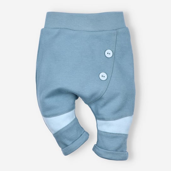 Spodnie niemowlęce COLOUR NUMBERS z bawełny organicznej dla chłopca-92 NINI